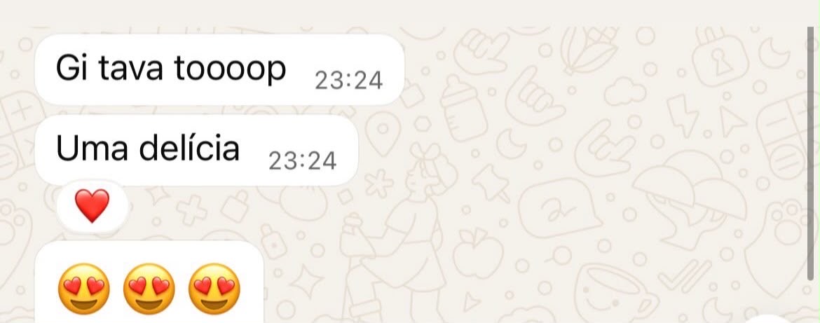 Cliente diz que os doces são uma delícia